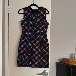 Cynthia Rowley neoprene printed mini dress - size 8